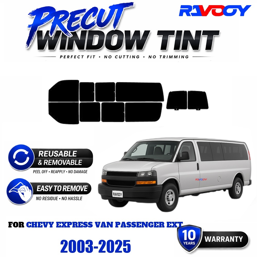 Precut Window Tint, Reusable R - огляд і ціна Air Bubble Remover