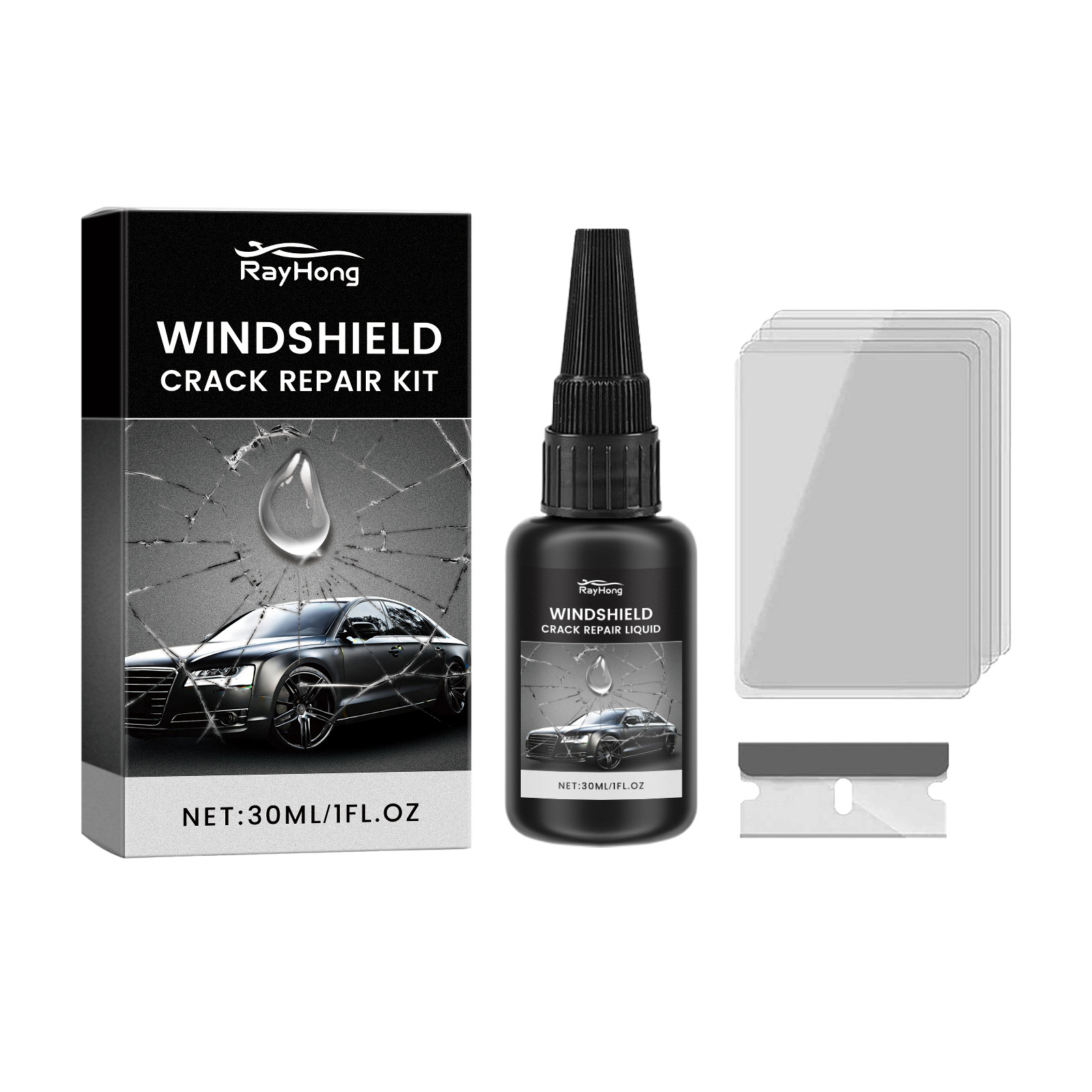 Windshield Repair Glue - Winds - огляд і ціна Liquid Uv Glue Kit