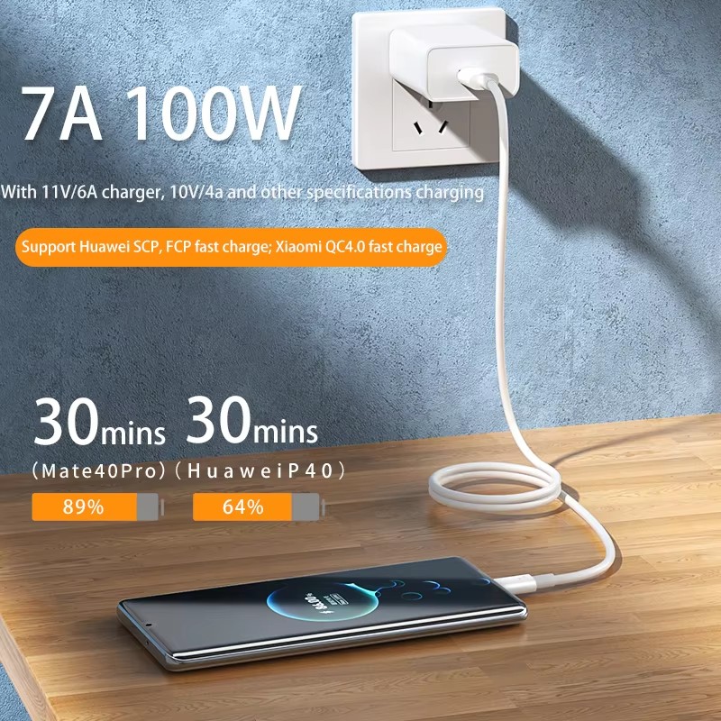 7A 100W Super Fast Charge Type - огляд і ціна Huawei Nova 12
